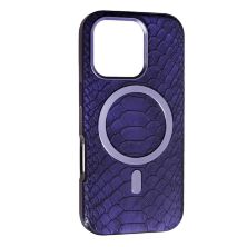 Накладка Puloka Snake with MagSafe для Apple iPhone 16 Pro Max Violet