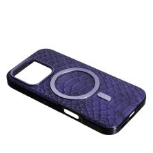 Накладка Puloka Snake with MagSafe для Apple iPhone 16 Pro Max Violet