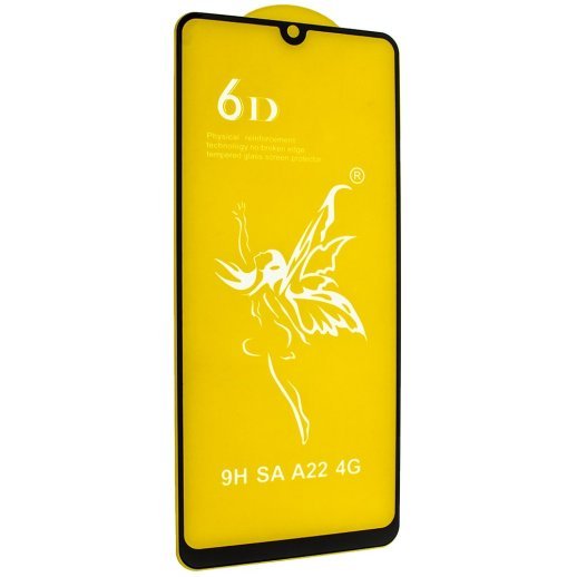 Захисне скло 6D PREMIUM SAMSUNG M225 Galaxy M22 2021 ЧОРНИЙ