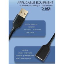 Кабель USB 3.0 Подовжувач WUW X162