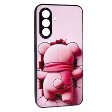 Накладка Fashion Mix для Samsung A56 Pink Bear
