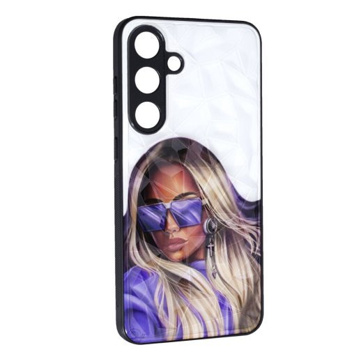 Накладка Prisma Ladies New для Samsung S25 Plus Purple glasses