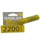 Акумулятор Rablex 18650 Li-Ion ICR18650 2200mAh TipTop 3.7V жовтий в упаковці