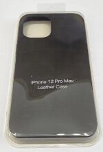 Чохол Croco Leather Apple iPhone 12 Pro Max Black