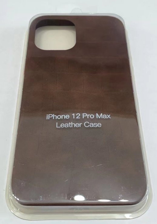 Чохол Croco Leather Apple iPhone 12 Pro Max Black