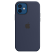 Чохол Silicone Case Original Apple iPhone 12 / 12 Pro (MagSafe) Deep Navy