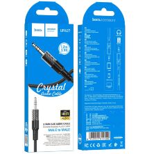 Аудіокабель HOCO UPA27 3,5 мм (штекер) на 3,5 мм (штекер), 1,20M, ЧОРНИЙ