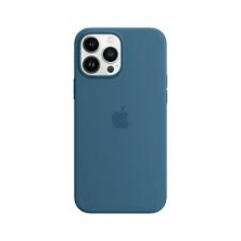 Silicone Case Original With MagSafe and Splash Screen Apple iPhone 13 Pro Max Abyss Blue