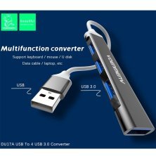 HUB DENMEN DU17A 4 USB 3.0 CONVERTOR