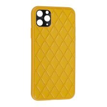 Чохол Шкiра Люкс 2021 для Apple iPhone 11 Pro Max Yellow