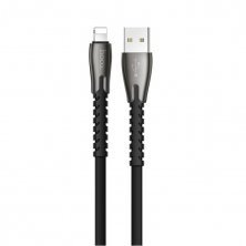 USB кабель HOCO U58 USB - Lightning 1.20M, чорний