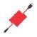 USB кабель HOCO X21 SILICONE USB - Type-C 1метр, красний