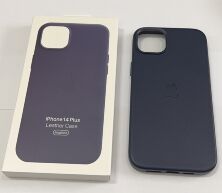 Чохол Leather Case Apple Iphone 14 Plus  MagSafe Ink