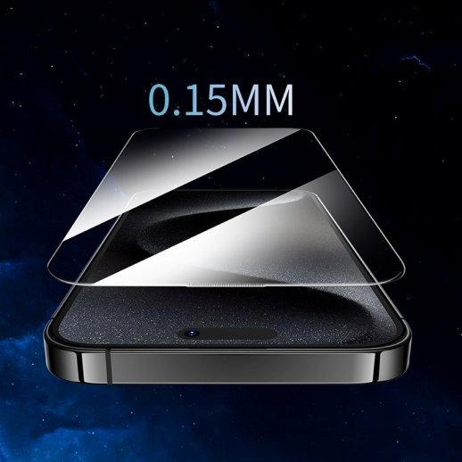 Скло для телефону HOCO A39 Engraved 3D HD 0.15mm APPLE iPhone 14 PRO | iPhone 15 | iPhone 16 6.1"