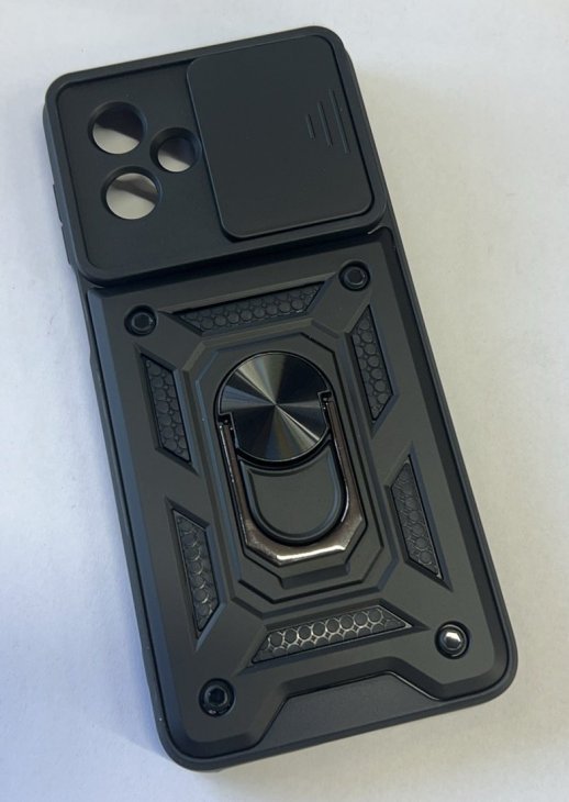 Armor Case With Curtain for Motorola G54 5G Dark Blue