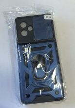 Armor Case With Curtain for Motorola G54 5G Dark Blue