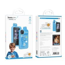Детский мобильный телефон HOCO Y103 (8G, Dual Camera, USB-C), голубой