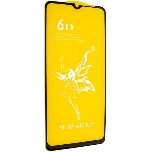 Захисне скло 6D PREMIUM SAMSUNG M127 Galaxy M12 | A13 ЧОРНИЙ