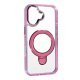 Накладка Metal Holder With Magsafe для Apple iPhone 16 Pink