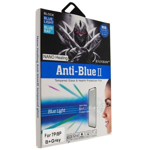 Захисне скло ANTI-BLUE II APPLE IPHONE 7 | 8 ЧОРНИЙ В УПАКОВЦІ