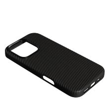 Накладка Leather Carbon With Magnetic для Apple iPhone 16 Pro Max Black