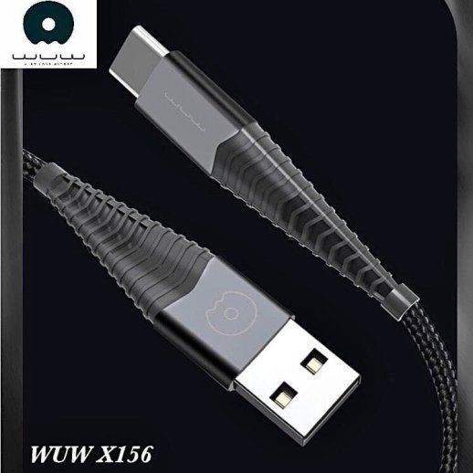 Кабель USB WUW X156 USB - Type-C 2A НЕЙЛОН ЧОРНИЙ