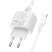 Мережевий зарядний пристрій BOROFONE BAS45A TYPE-C PD 30W / USB QC3.0 + кабель TYPE-C - TYPE-C, білий