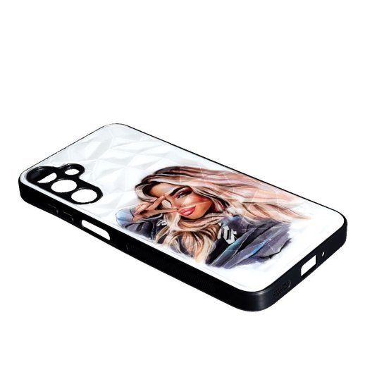 Накладка Prisma Ladies New для Samsung A16 Girl in a hoodie