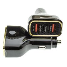 Автомобільний зарядний пристрій MEGA 2 USB QC 3.0 + 2 TYPE-C PD 80W без упаковки