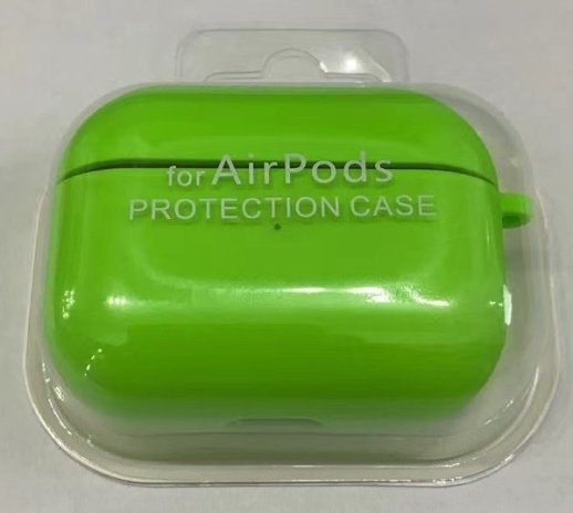Чохол AirPods Pro Full Case with Microfiber Fluorescent Green