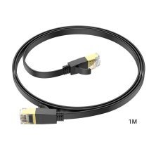 Мережевий кабель LAN (RJ45) HOCO US07, 1 м, чорний
