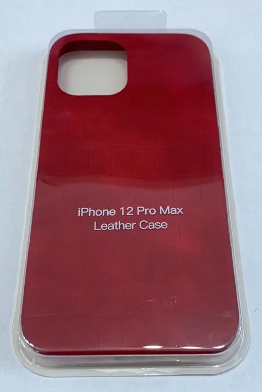Чохол Croco Leather Apple iPhone 12 Pro Max Red