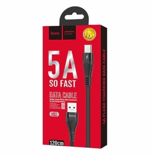 USB кабель HOCO U53 USB - Type-C 5A 1.20M