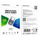 Bluetooth адаптер Borofone DH8, чорний