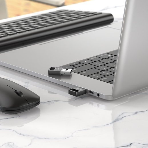 Bluetooth адаптер Borofone DH8, чорний