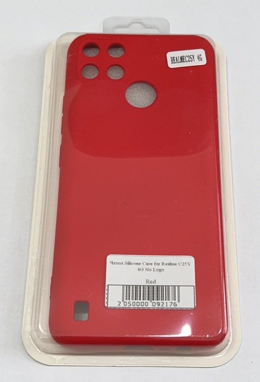 Чохол Silicone Case for Realme C25Y 4G No Logo Pink