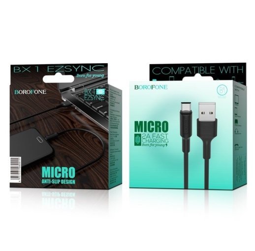 USB кабель BOROFONE BX1 EzSync USB - micro USB