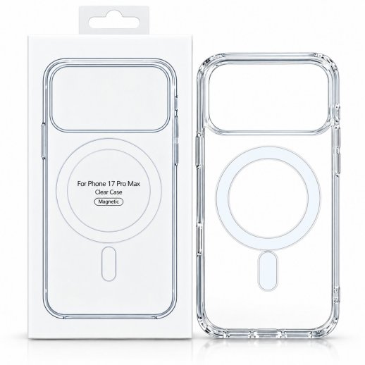 Силиконовый чехол Clear Case Magnetic для iPhone 14 6,1"