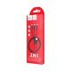 USB КАБЕЛЬ HOCO X25 3в1: Lightning/Micro/Type-C ЧОРНИЙ