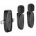 Бездротовий петличний мікрофон HOCO L15 Dual-mic clip-on Lightning / Type-C