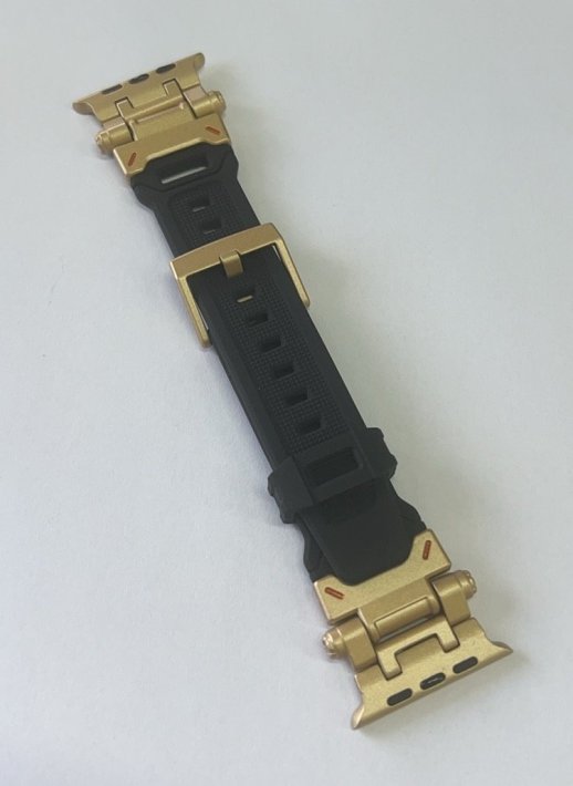 Ремінець для Apple Watch Spigen 42/49mm Orange/Silver