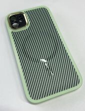 Case Carbone Shield Magsafe  for Apple Iphone 11 Mint
