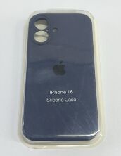 Чехол Silicone Case Copy Apple iPhone 16 Square Midnight Blue 7