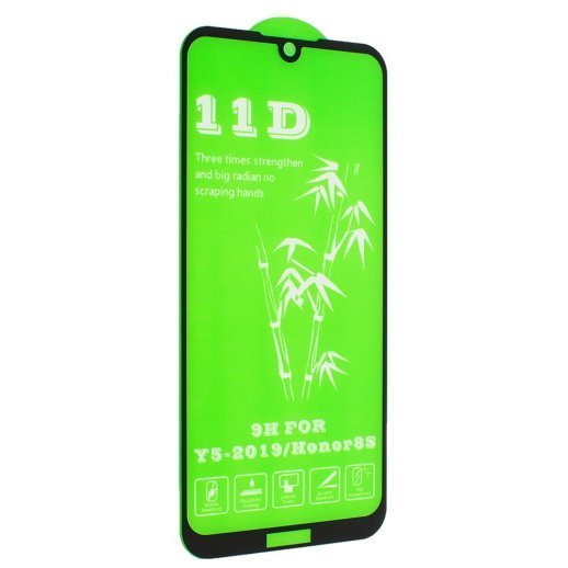 Захисне скло 11D HONOR 8S | Y5 2019 ЧОРНИЙ