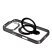 Накладка Metal Holder With Magsafe для Apple iPhone 16 Pro Max Black