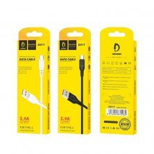 Кабель USB Denmen D01T USB-Type-C (2,4A)