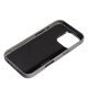 Накладка Leather Carbon With Magnetic для Apple iPhone 16 Pro Max Titanium