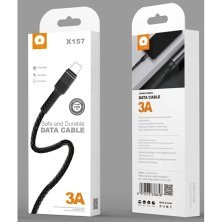 Кабель USB WUW X157 USB - Lightning 3A тканина
