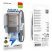 Мережевий зарядний пристрій BOROFONE BAS51A 2 USB 2.4A 12W + кабель USB - TYPE-C, чорний