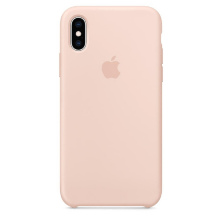 Чохол Silicone Case Original Apple iPhone Xs Pink Sand